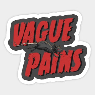 Vague Pains Logo Sticker